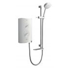 Mira Sport 9kW Electric Shower White and Chrome