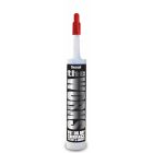 The Works 'Wet or Dry' Sealant & Adhesive Black 290ml