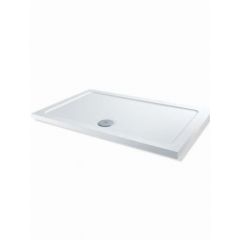 Rectangular Low Profile ABS Acrylic Capped Stone Resin Shower Tray (including waste) 1200x800mm