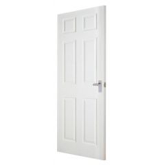2'3"x6'6" Textured Moulded Internal Door - 6 Panel