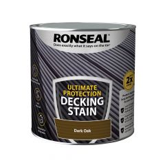 Ronseal Ultimate Protection Decking Stain – Dark Oak (2.5L)
