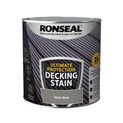 Ronseal Ultimate Protection Decking Stain – Stone Grey (2.5L)