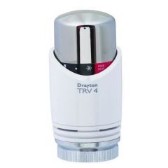 Drayton TRV4 Integral Sensor Head WH/CP 15mm - 07 25 006