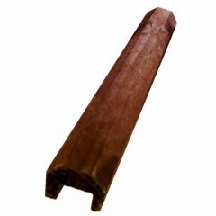 Fence Capping 38x50mm Tanatone (Brown) 3.6m