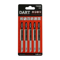 Dart T101BR Wood-Cutting Jigsaw Blade 75mm (Pack of 5) DJB13